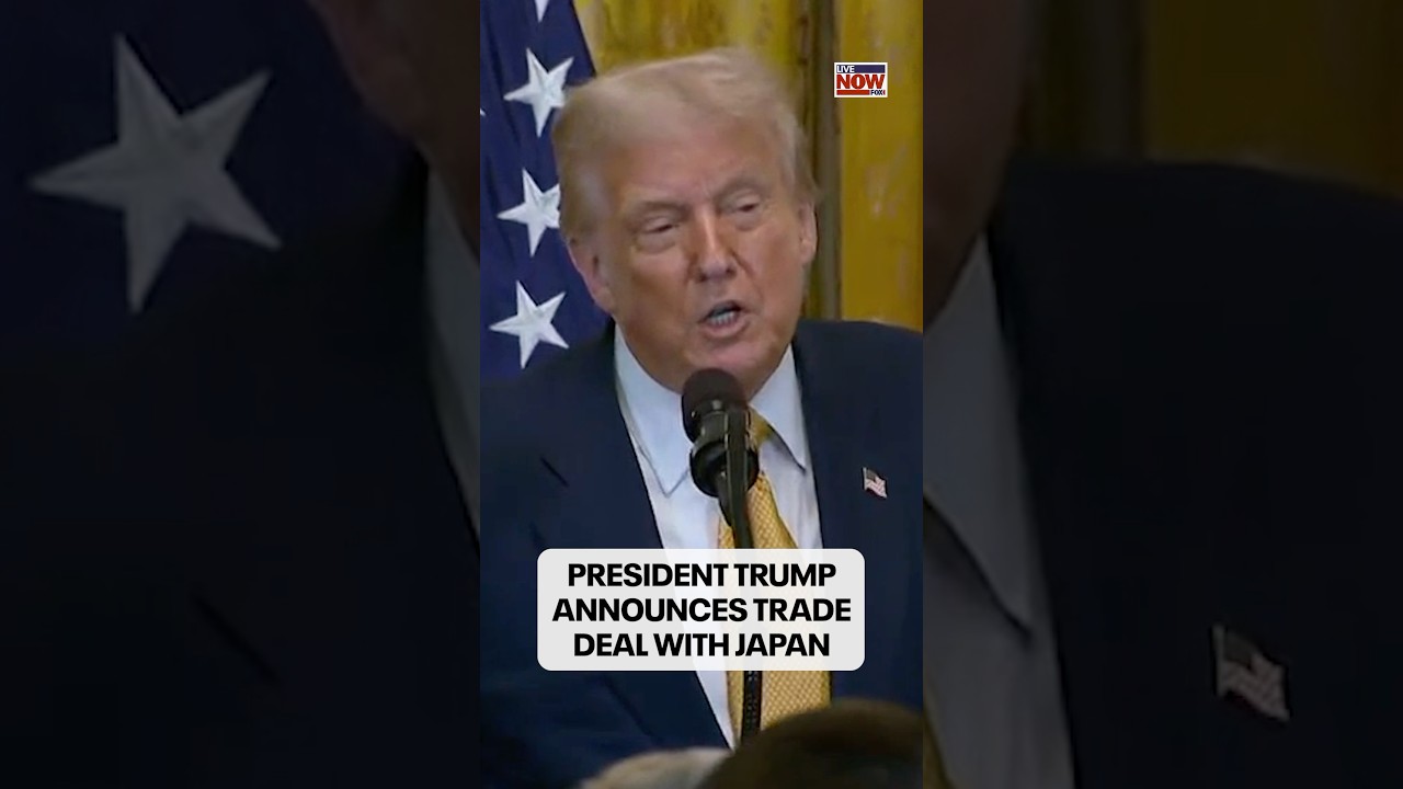 President Trump announces trade deal with Japan