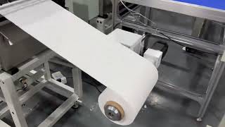 Punching + perforating in one pass Automatic Roll to Sheet Pieces Cutter Machine Slitter | Easty PRS
