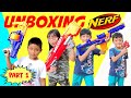 Pixel Unboxing Nerf Besar dan Keren | Delta Trooper Vs SurgeFire Elite Vs Mega TwinShock (Part 1)