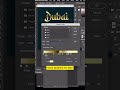 Easy Golden Text Effects on Photoshop Tutorial Shorts