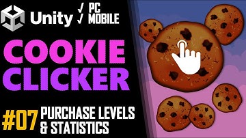 How To Make A 2D Cookie Clicker Game In Unity - Tutorial 07 - Purchase Levels & Stats - Best Guide