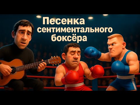 Песенка СЕНТИМЕНТАЛЬНОГО БОКСЁРА ! Мультфильм по песне В.С.Высоцкого !