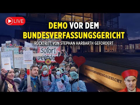 Demo am Bundesverfassungsgericht: Anwälte für Aufklärung fordern Rücktritt von BVerfG-Chef Harbarth