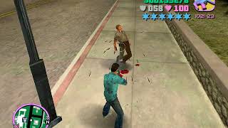 GTA:Vice City-fighting cops, the FBI, SWAT and the army