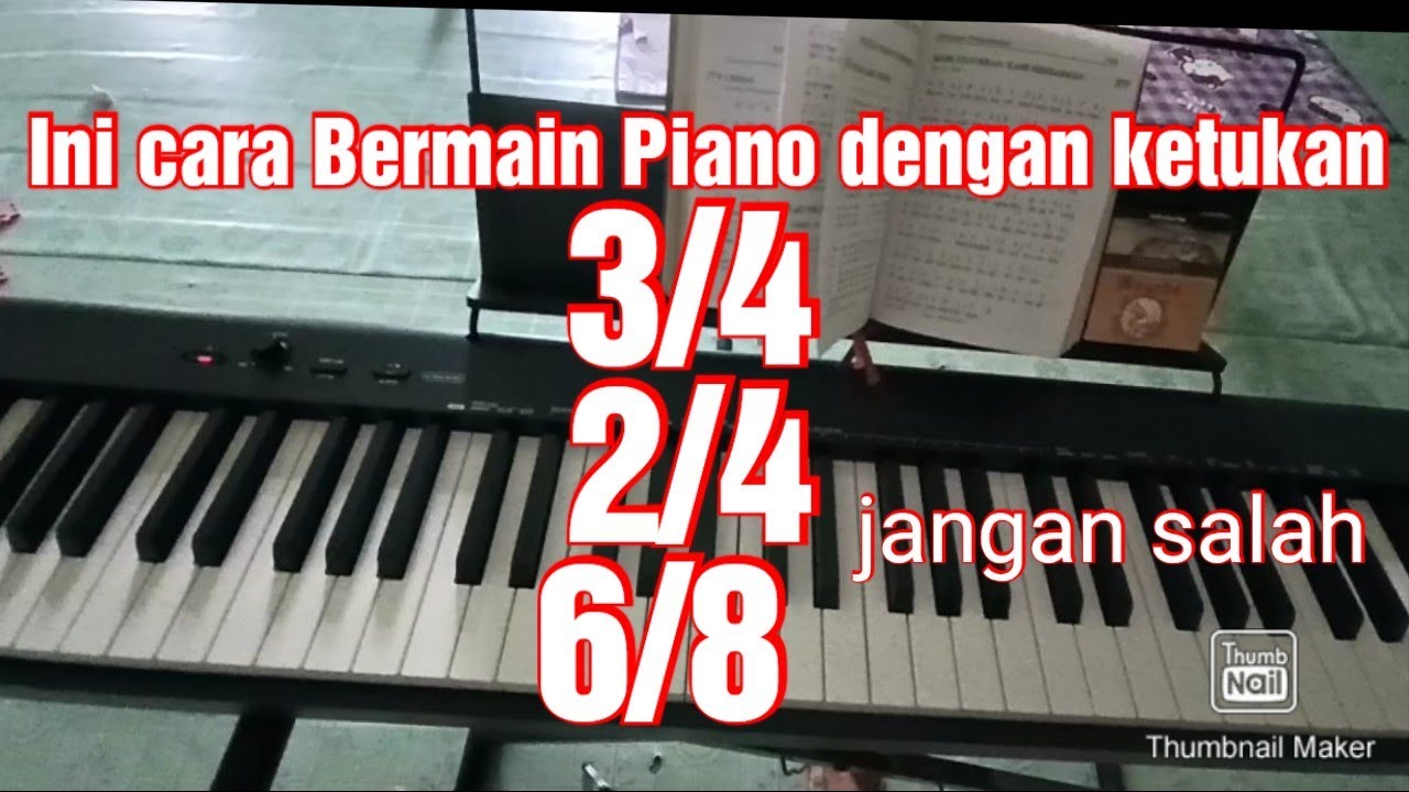 Cara Bermain Piano Sesuai dengan Ketukan Lagu.