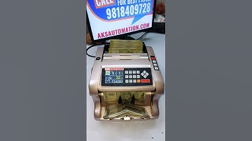 Heavy Duty Best Mix Note Counting Machine with Fake Note Detector | Note Counting Machine #trending