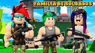 Nos CONVERTIMOS en Una FAMILIA de SOLDADOS en BROOKHAVEN ROBLOX | Kori