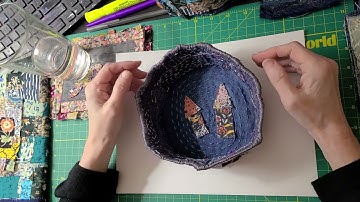 Scrappy Fabric Snippet Bowl Part VIII | Show & Tell