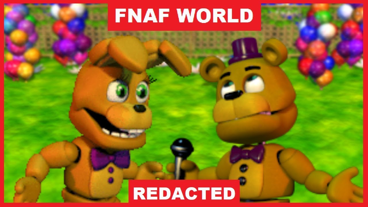  Fnaf world redacted secrets