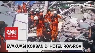 Evakuasi Korban di Hotel Roa-Roa, 1 Korban Tewas Ditemukan