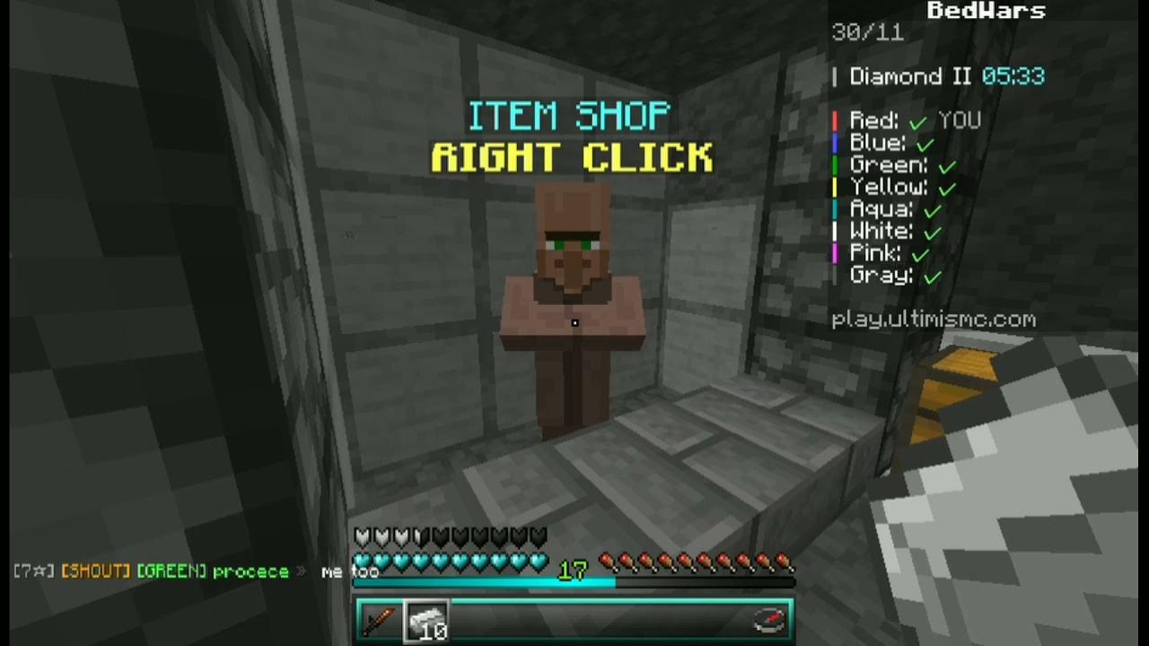 [tutorial] How to Layout A BedWars shop UltimisMC YouTube