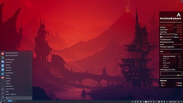 ArcoLinux : 1257 changing the color of the conky is super easy