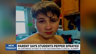 Parent says her son was pepper sprayed as innocent bystander at school, given no medical attention