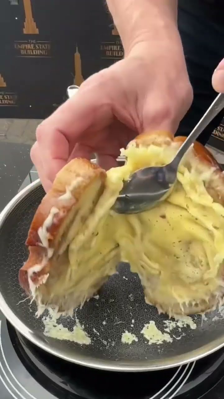 Cooking a Reuben Sandwich from the top of the Empire State Building ! @theempirestatebldg