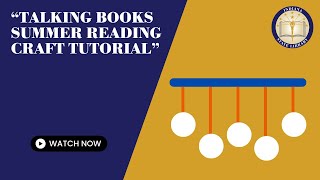 Talking Books Summer Reading Craft Tutorial