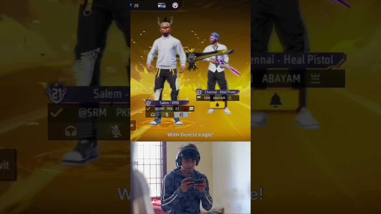 💢Lone Wolf Sothanaigal..!?🥵 || Challenge 1v2 with Derest Eagle.🔥