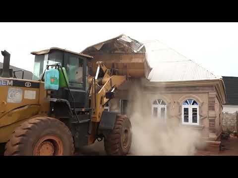 SPECIAL SQUAD IN AUCHI DEMOLISHES HOUSES LINKED TO KIDNAPPING AND CULT RELATED ACTIVITIES