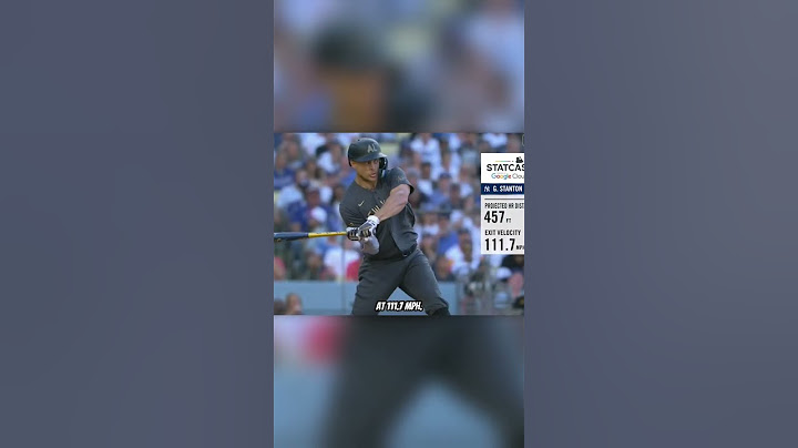 The Time Giancarlo Stanton Hit a Ball So Hard It Changed Shape