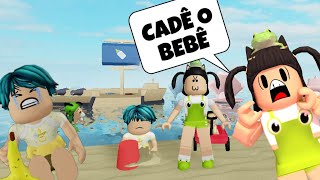 LEVEI O BEBÊ DA CRECHE NA PRAIA E PERDI ELE!! Roblox (Twilight Daycare)