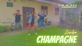 Champagne Zumba | Adoo ft. Baba Moe, Sam-E | Choreo by ZIN Winda Resimi
