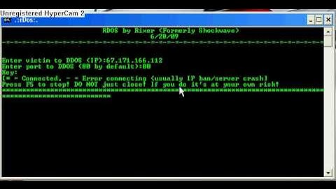 Ddos victim attempt 2