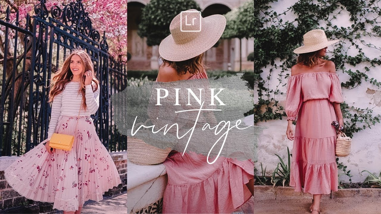 PINK VINTAGE Lightroom Mobile Presets Free DNG | Lightroom ...