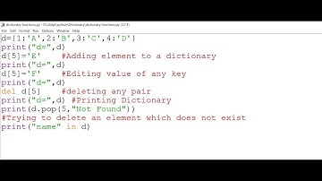 Dictionaries Part 2 | Computer Science Class XI (CBSE)