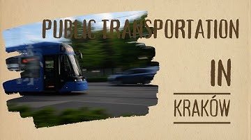 Using public transportation in Kraków, Poland