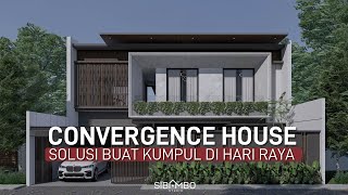 Desain Rumah Modern Tropis 2 Lantai 4 Kamar Tidur di Lahan 289 m2 | Cocok Buat Kumpul Lebaran