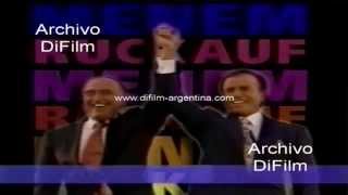 Spot Carlos Menem - Carlos Ruckauf - Garantia de futuro 1995