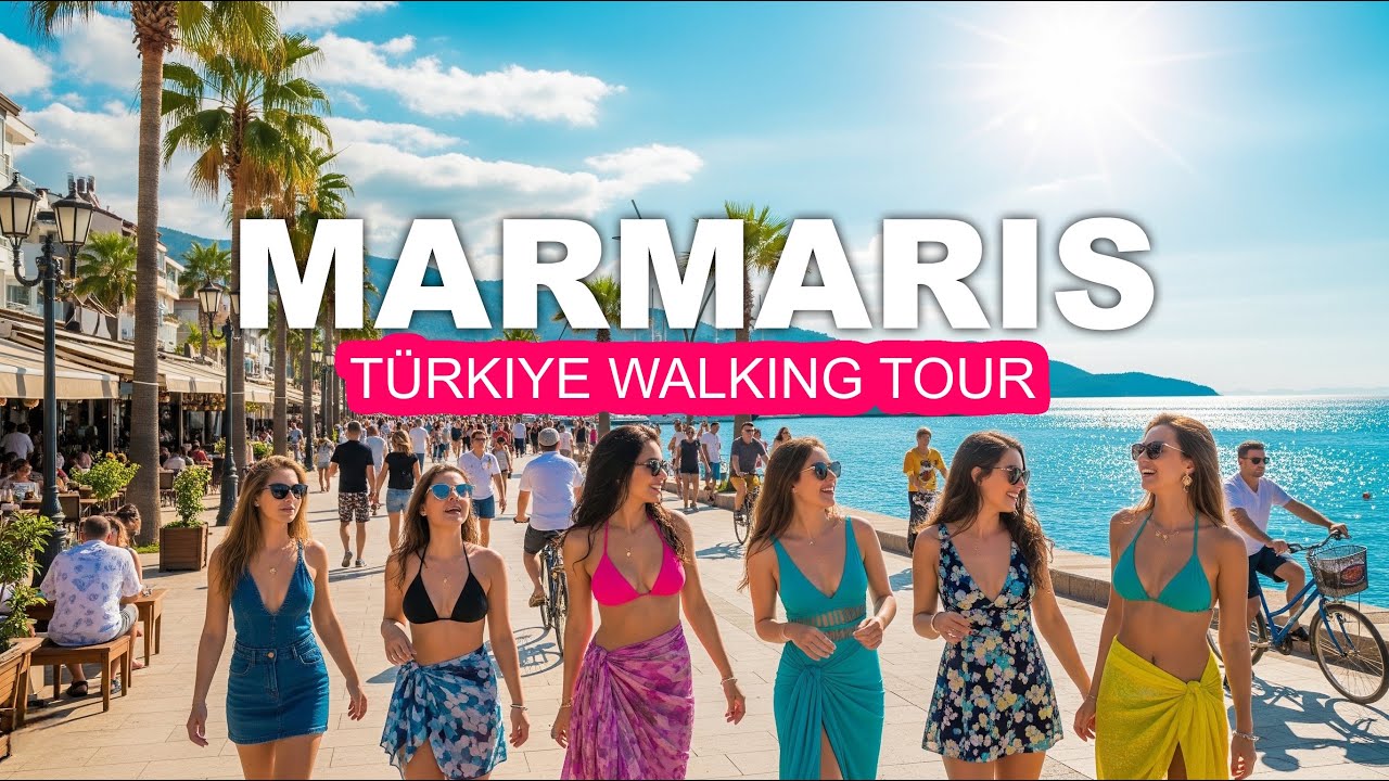 Marmaris, Türkiye walking tour 4K 60 FPS | IS MARMARIS REALLY THIS BEAUTIFUL IN 2025?