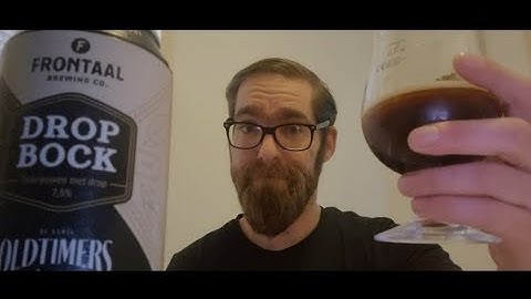 Frontaal Brewing Co. & Oldtimers - Drop Bock | Bock bier met drop | Bier Review