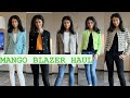 MANGO BLAZER TRY ON HAUL | SPRING 2022| 5 DIFFERENT OUTFITS | TRENDY&CASUAL OUTFITS | BY SIHAMSOLEIL