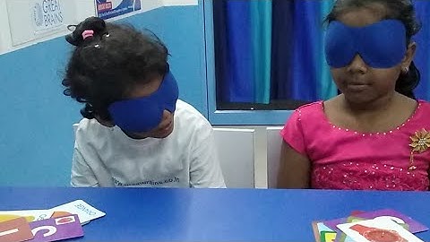 Identifying Flash Cards In Blindfold. Through Midbrain Activation.