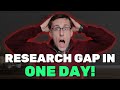 Find a research gap in one day stepbystep tutorial