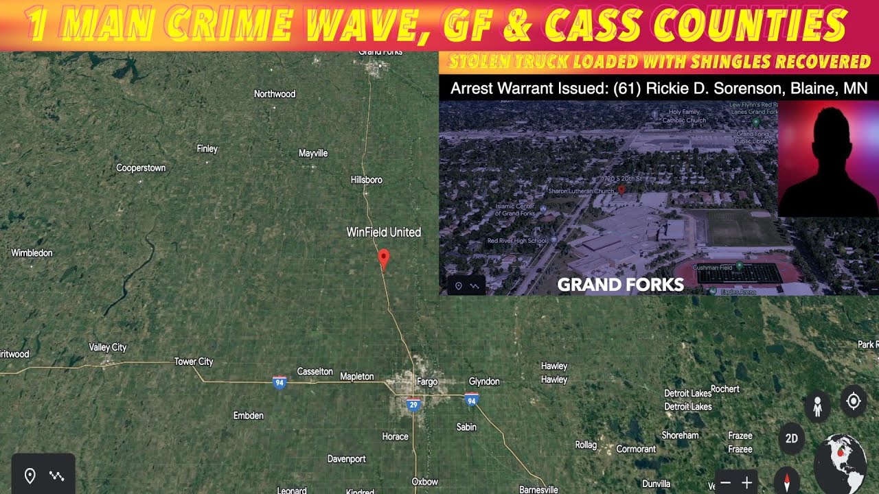 CAPTURED! One Man Crime Wave, Grand Forks & Cass Counties YouTube