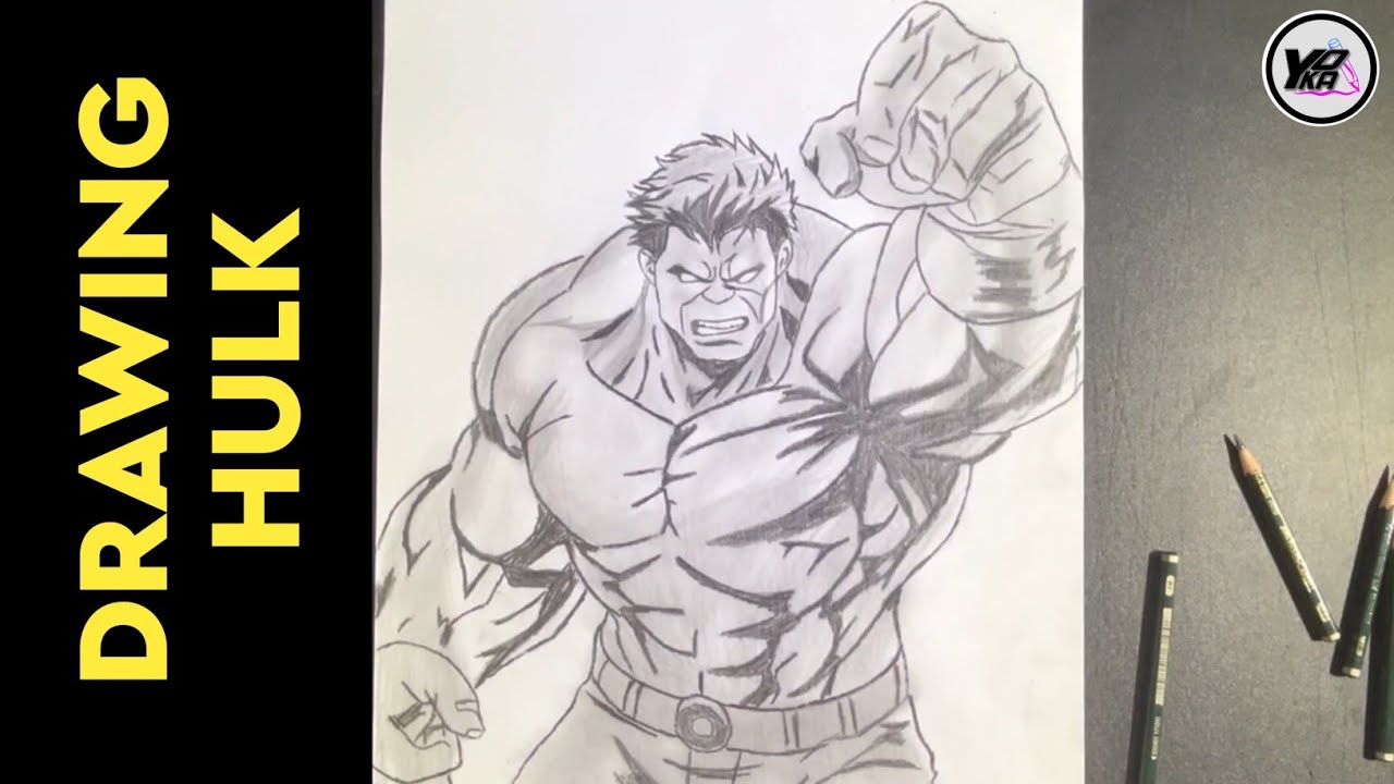 Drawing HULK | Drawing Pencil | Drawing Anime & Superhero | Easy Drawing Tutorial