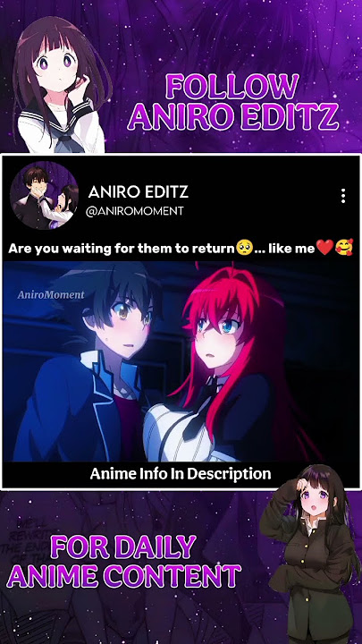 She Finally Said It 😳❤️ | High School DxD Hero | #anime #shorts