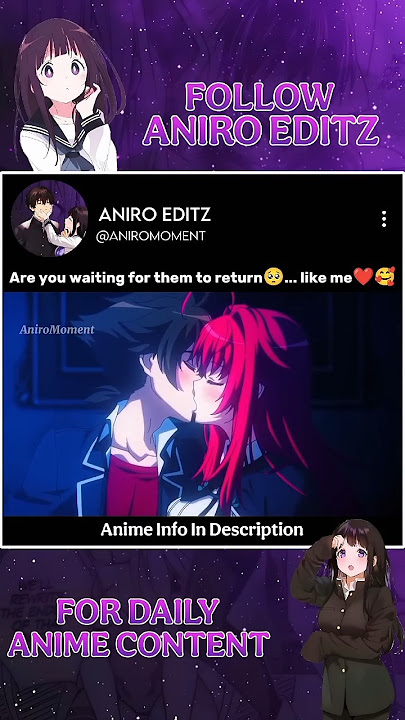 She Finally Said It 😳❤️ | High School DxD Hero | #anime #shorts