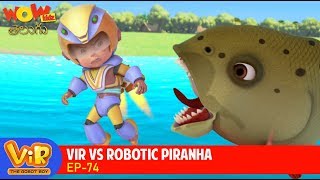 Vir: The Robot Boy Cartoon In Telugu | Telugu Stories | Wow Kidz Telugu | Robotic Piranha