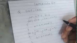 InterviewBit | LOOP_CMPL | Time Complexity