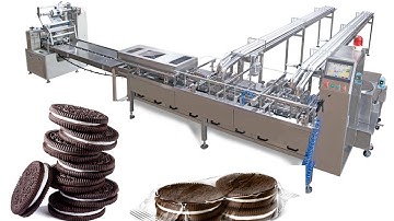 Double Lane Sandwiching Machine Connect Packing Machine
