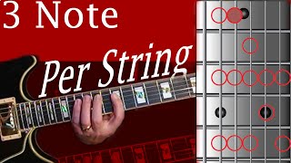 3 note per string Major scale