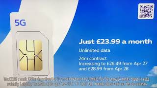 O2 Summer Sale 5G Advert 2026