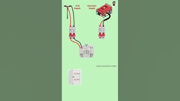 DG/Generator Connection Electrical Engineer working shots video Subscribe please my youtube channel