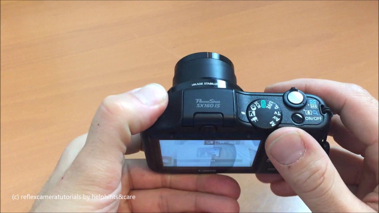 kust Denk vooruit Kampioenschap Canon PowerShot SX 160 IS - tutorial and review - YouTube