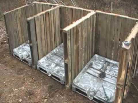 Compost bins made of pallets - How to