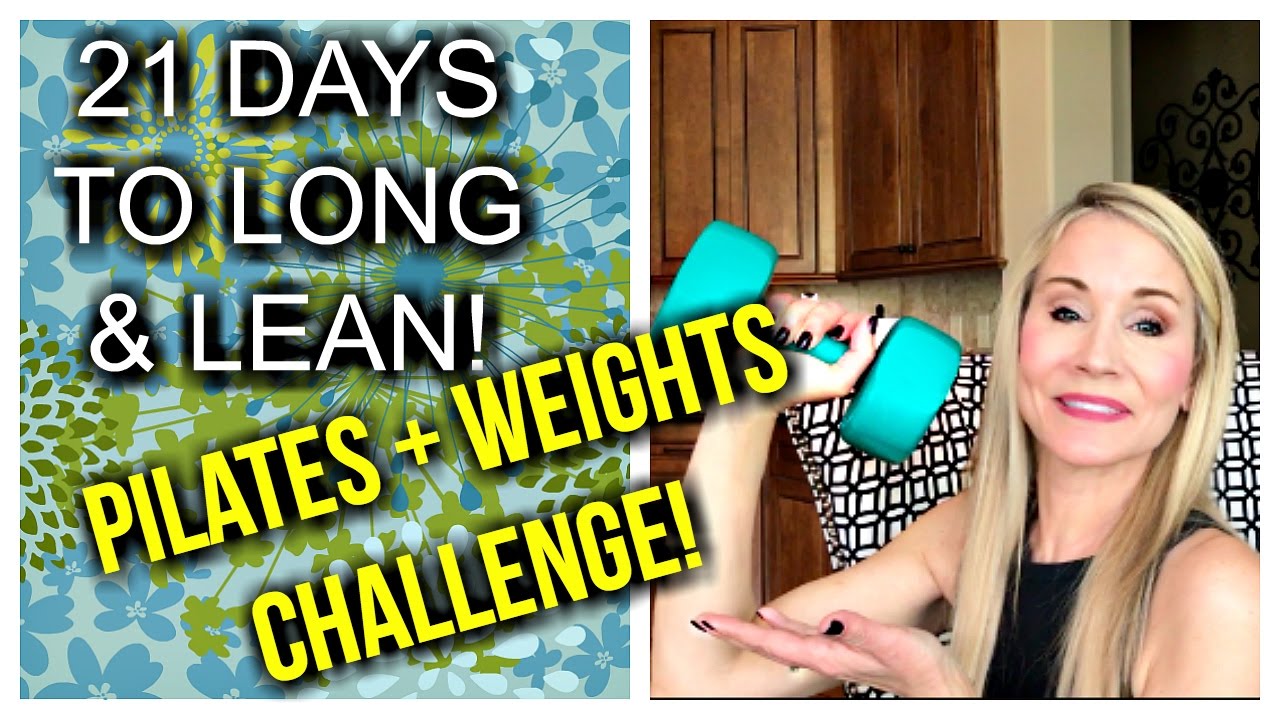 TAKE MY 21 DAY PILATES CHALLENGE! 15 MINUTE PILATES FOR BEGINNERS W