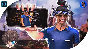 COMO FAZER A NOVA THUMBNAIL DO RUOK FF - COMO FAZER THUMBNAIL DO PERSONAGEM SEGURANDO O CELULAR