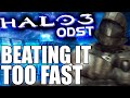 What Happens If You Beat Halo 3 ODST Too Fast?